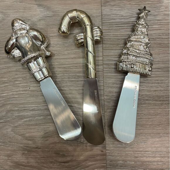 Holiday Spreader, Set Of 3 Christmas Diner Party Decoration - Picture 4 of 7